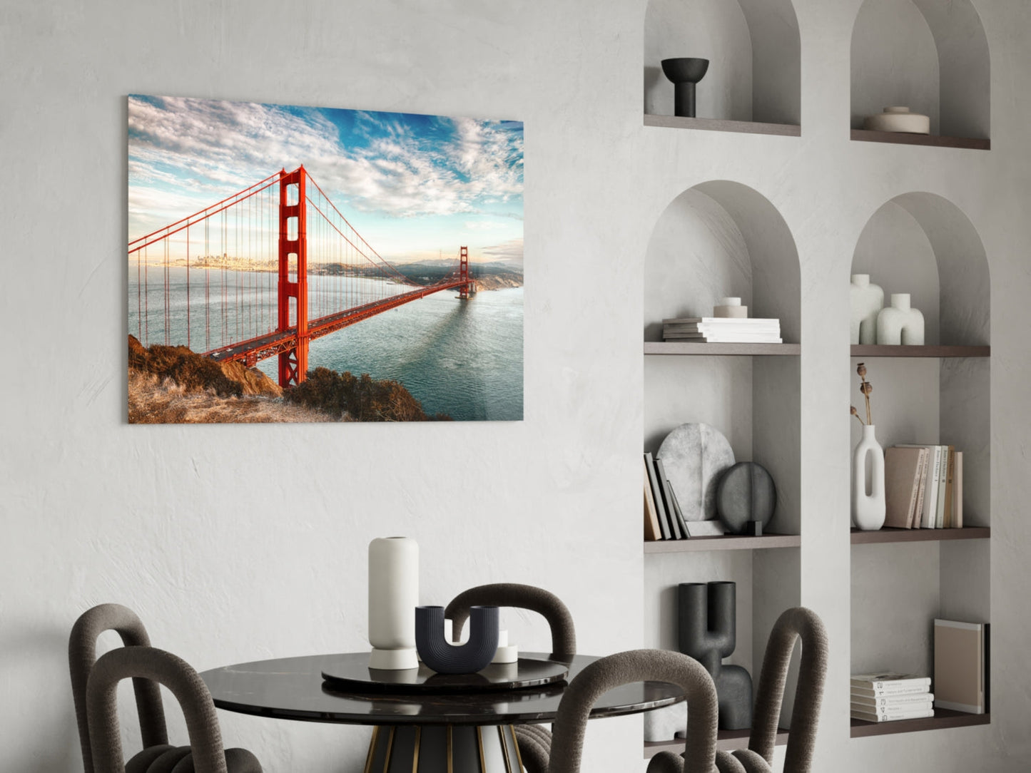 Golden Gate Bridge Glass Wall Art