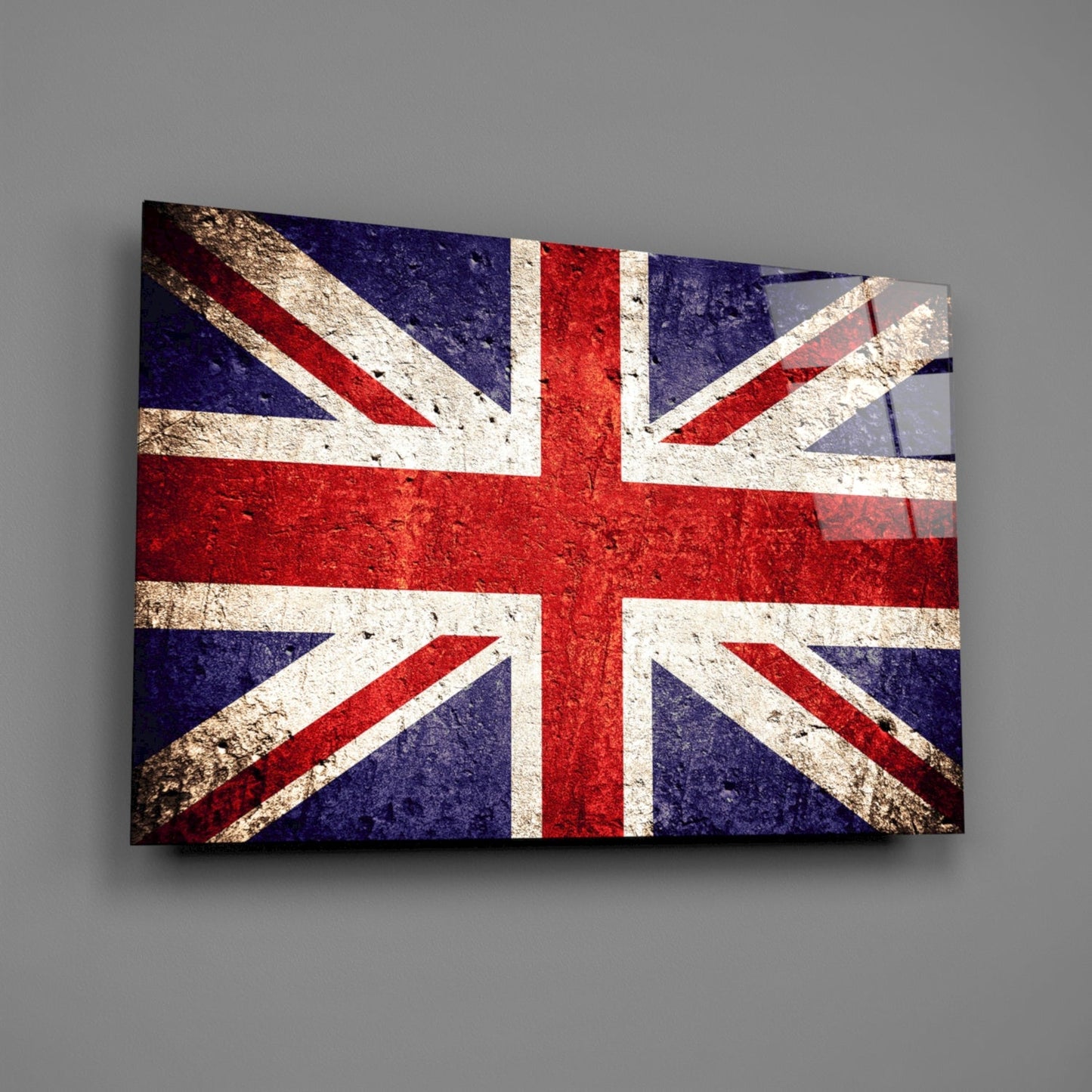 Flag of United Kingdom Glass Wall Art-1