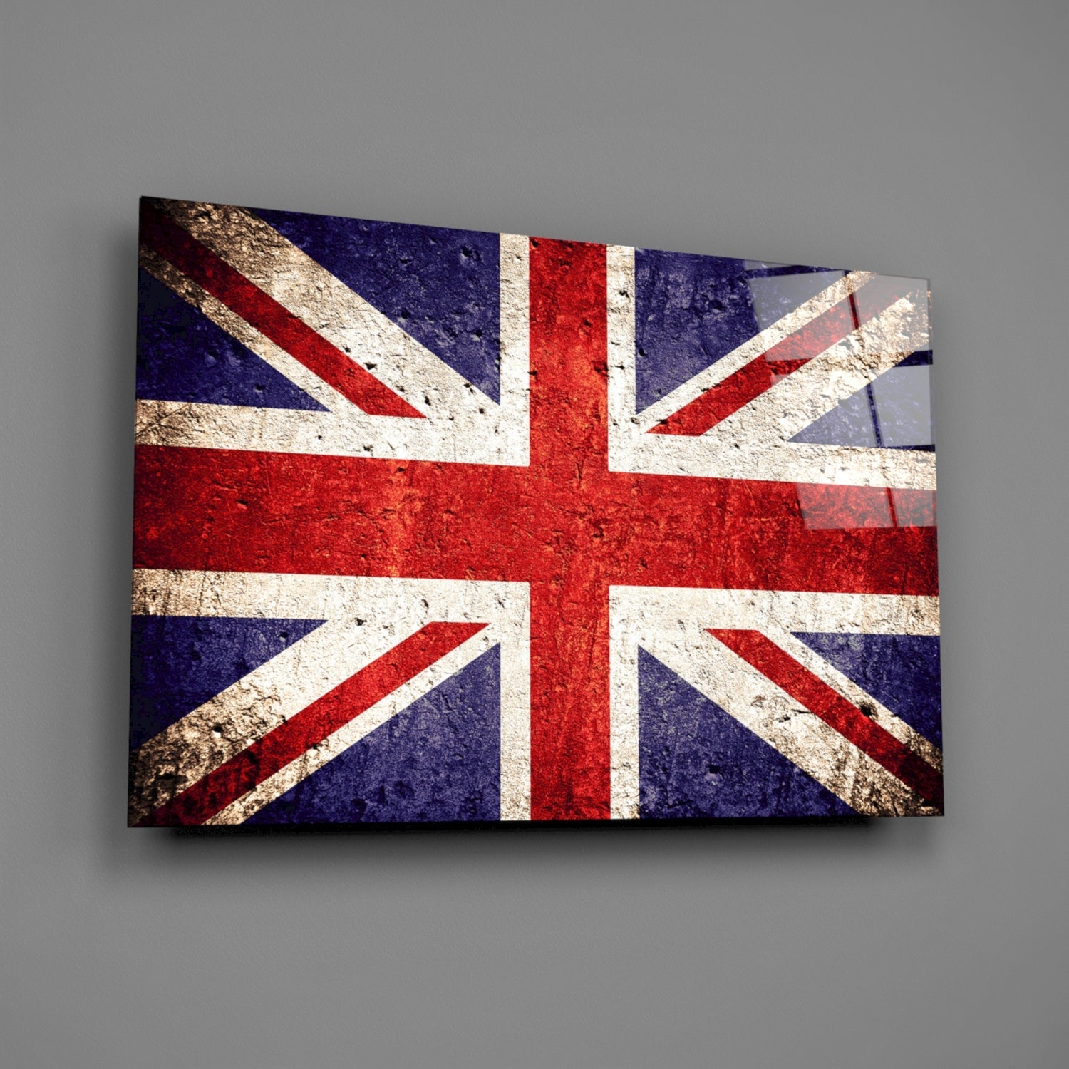 Flag of United Kingdom Glass Wall Art-1
