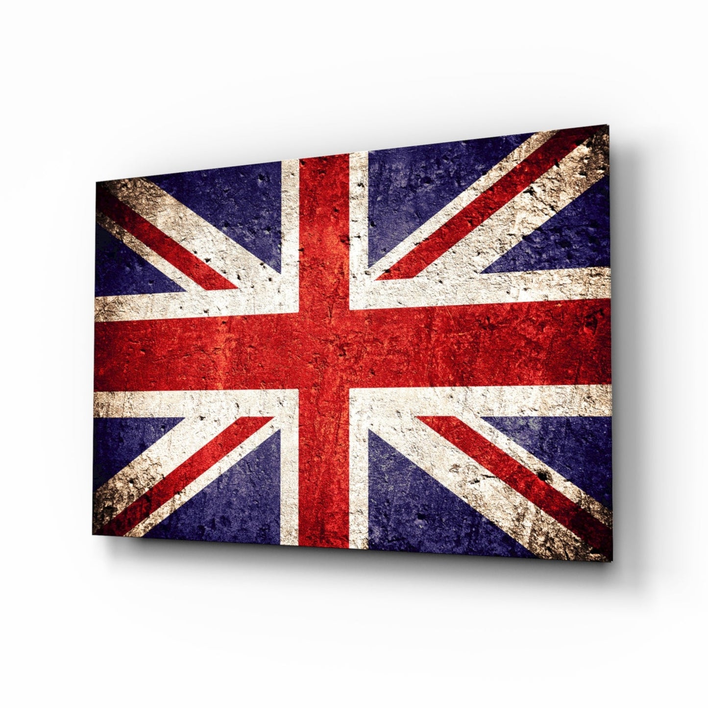 Flag of United Kingdom Glass Wall Art-0