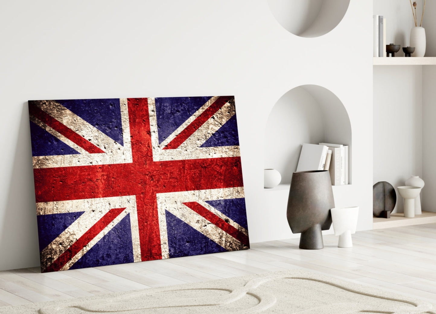 Flag of United Kingdom Glass Wall Art-2