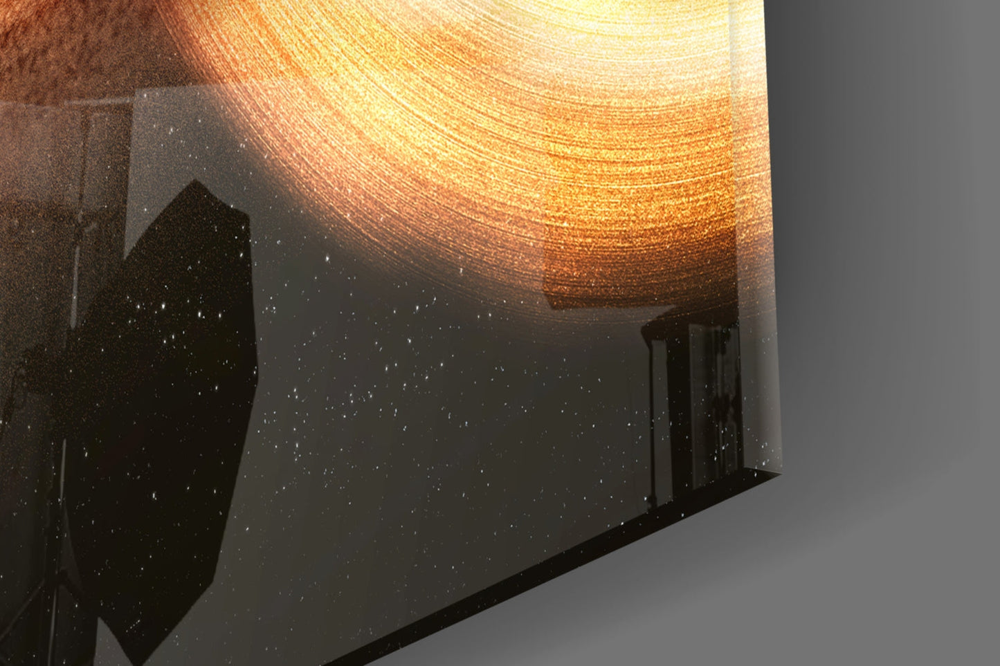 Space Glass Wall Art