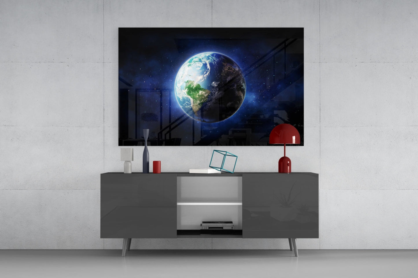 Earth Glass Wall Art