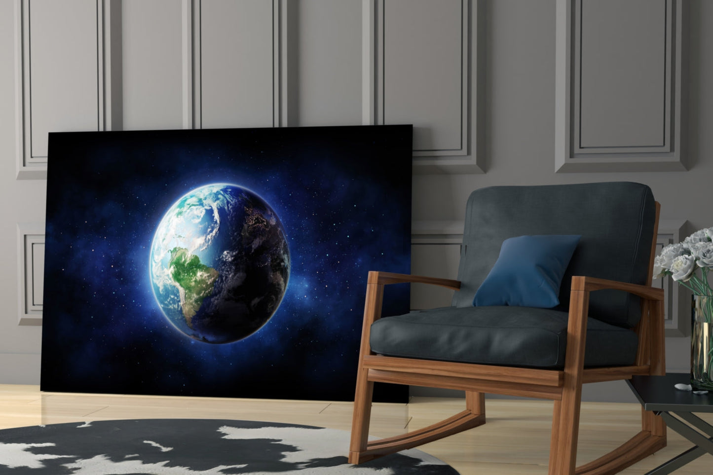Earth Glass Wall Art