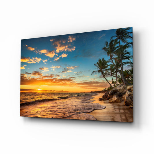 Beach Cruise Glass Wall Art-0
