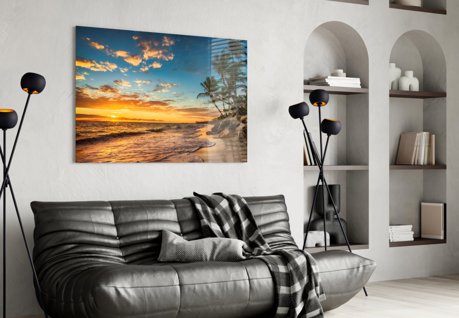 Beach Cruise Glass Wall Art-3