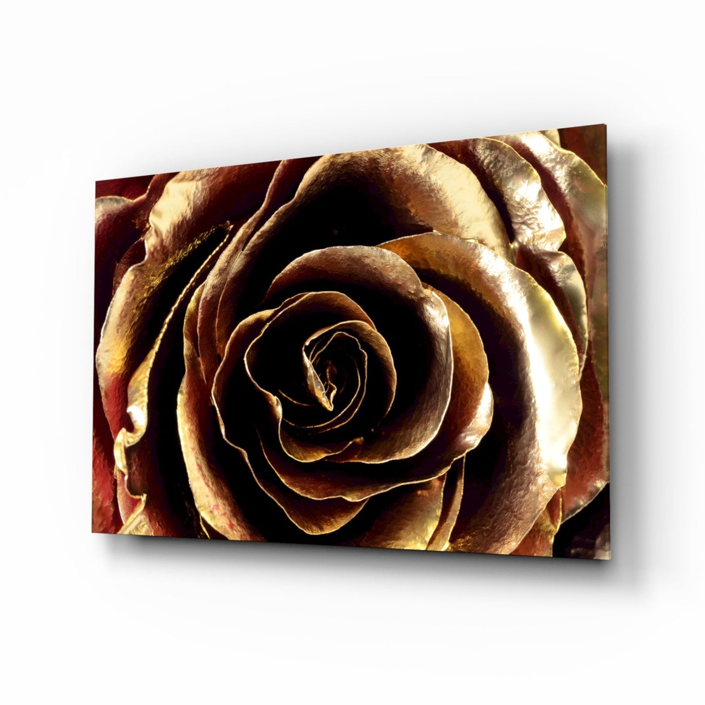 Rose Glass Wall Art
