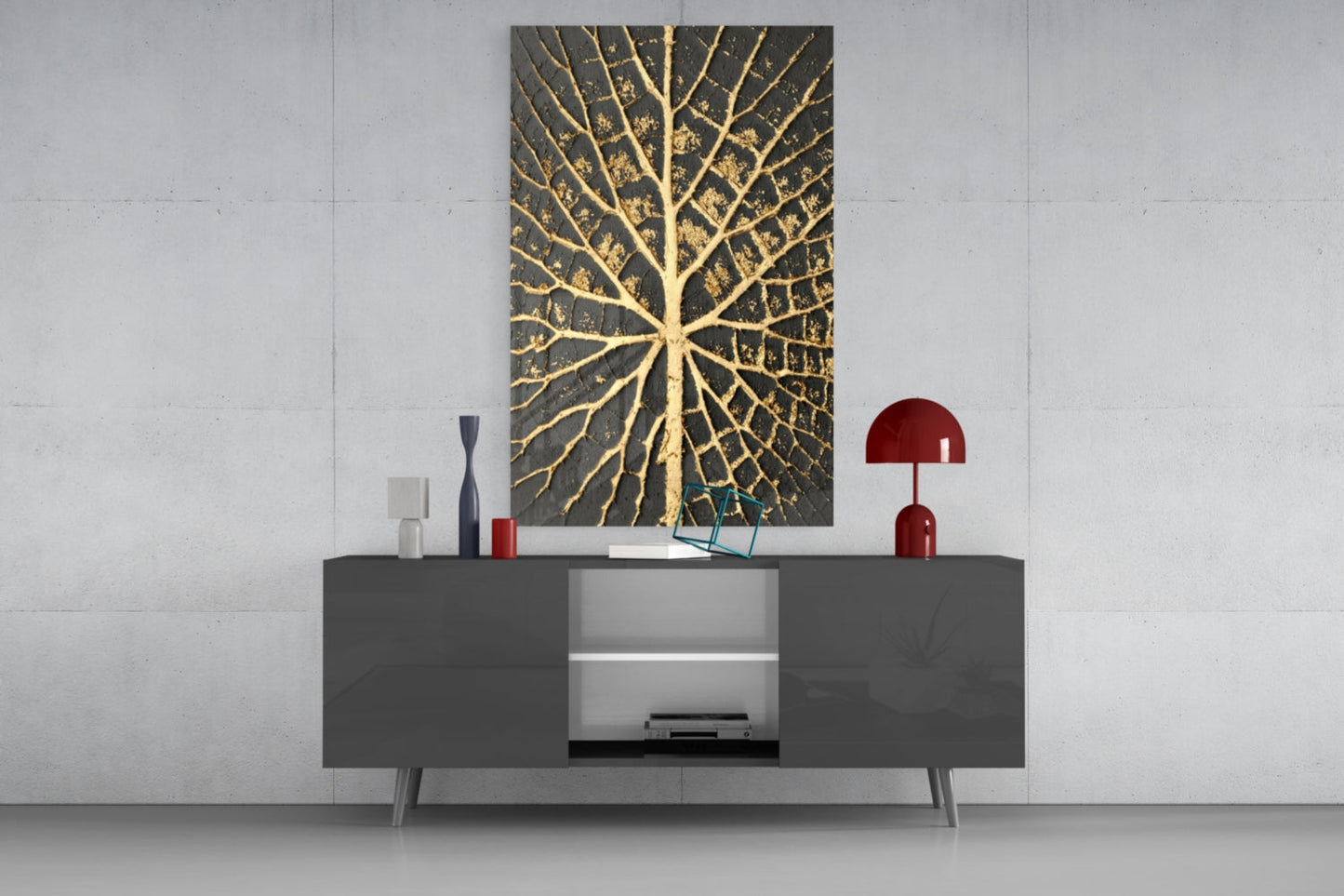 Abstract Art Glass Wall Art