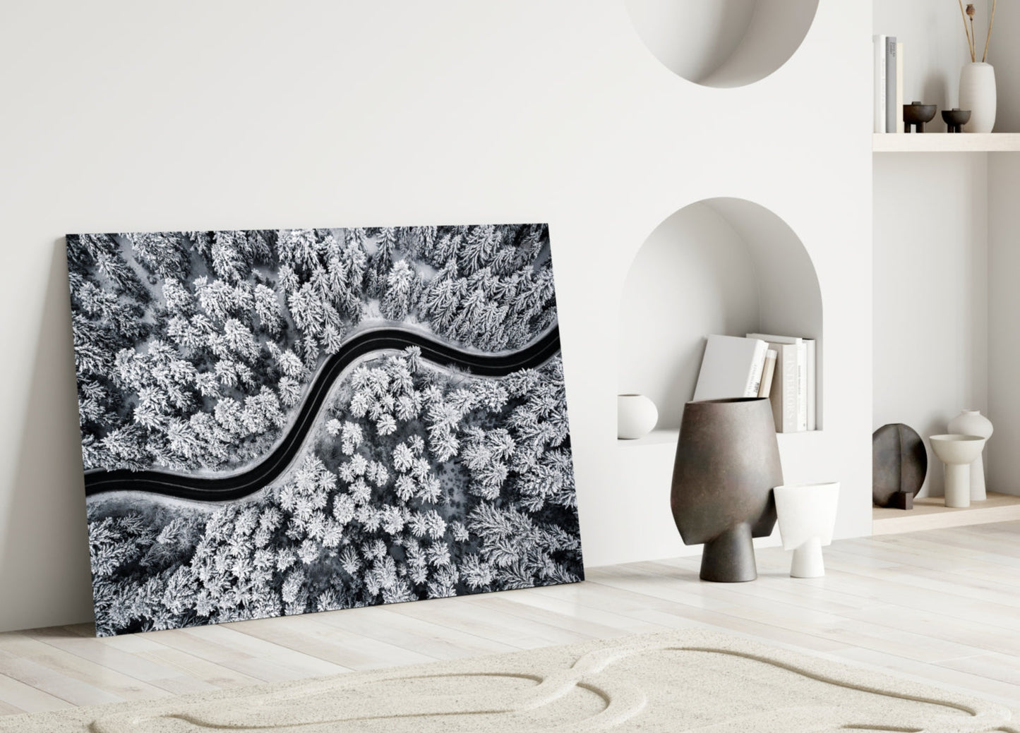 Forest Landscape Glass Wall Art