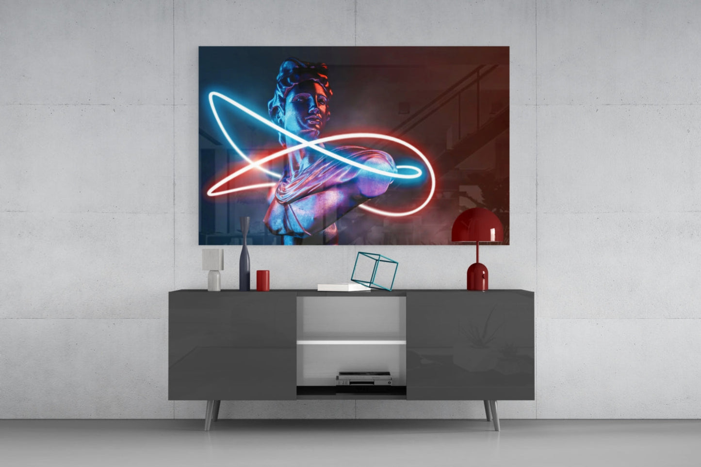 Abstract Art Glass Wall Art