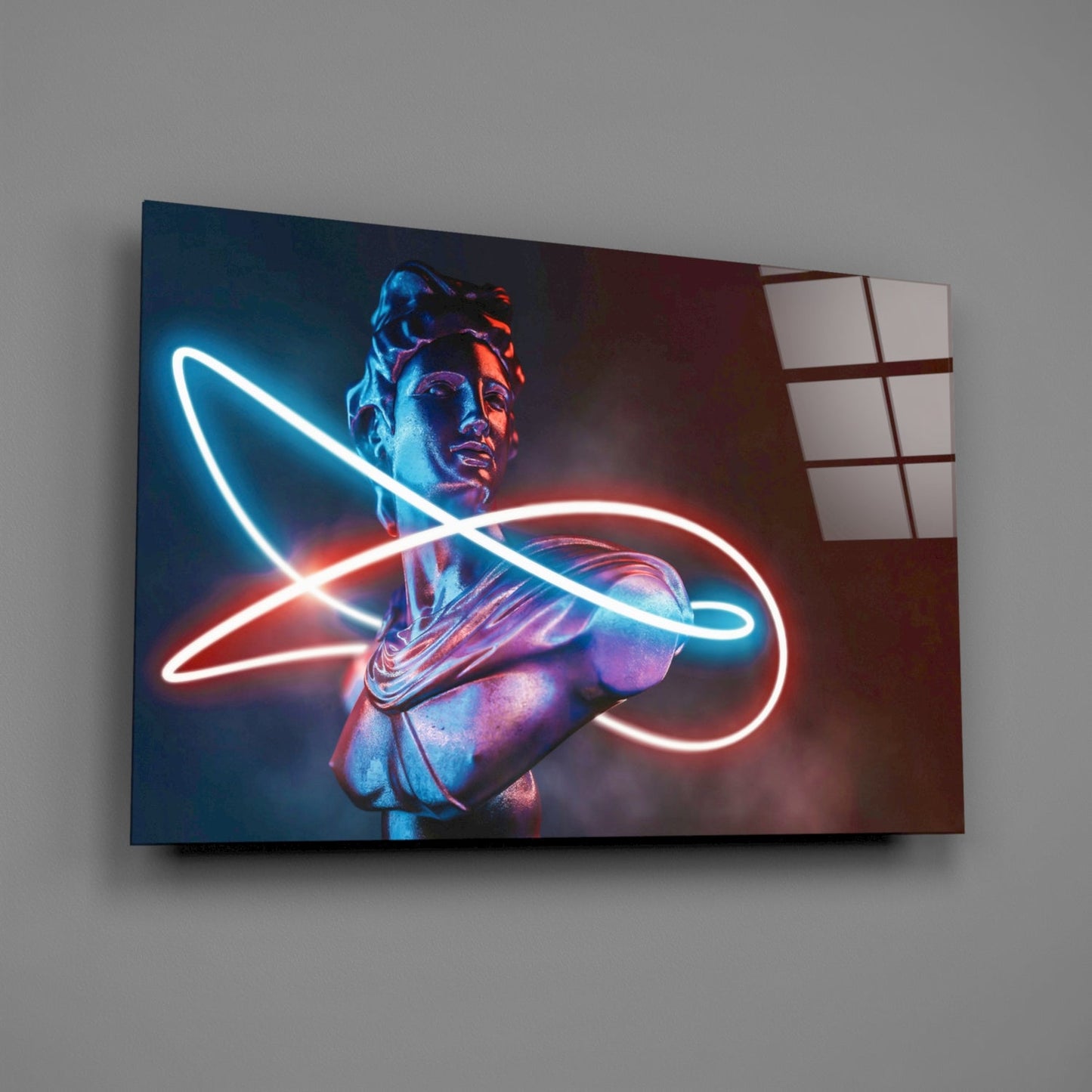 Abstract Art Glass Wall Art