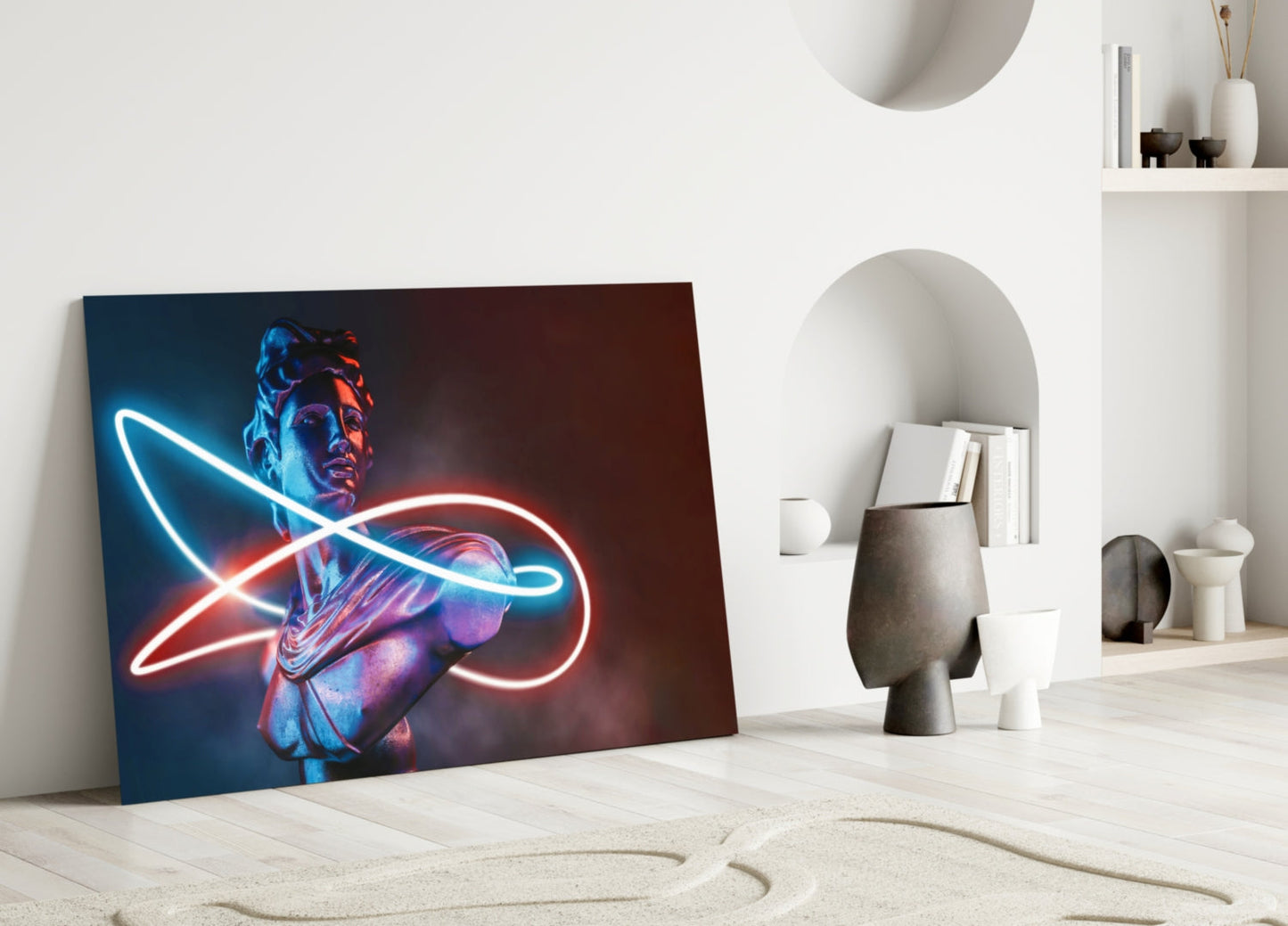Abstract Art Glass Wall Art