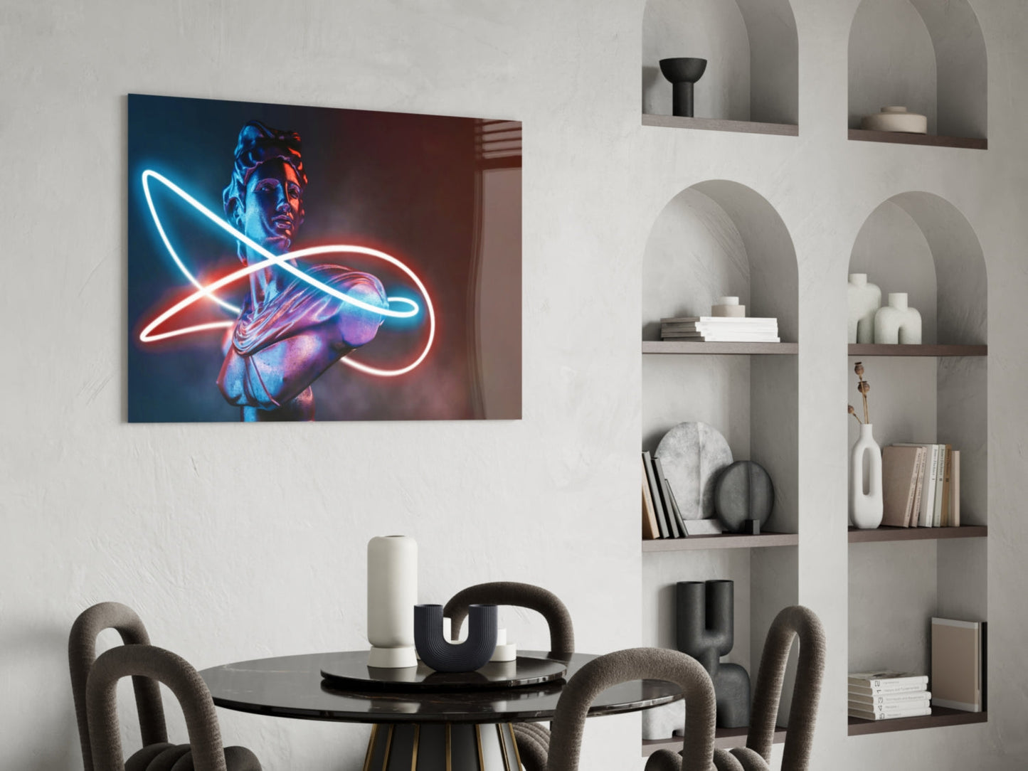 Abstract Art Glass Wall Art