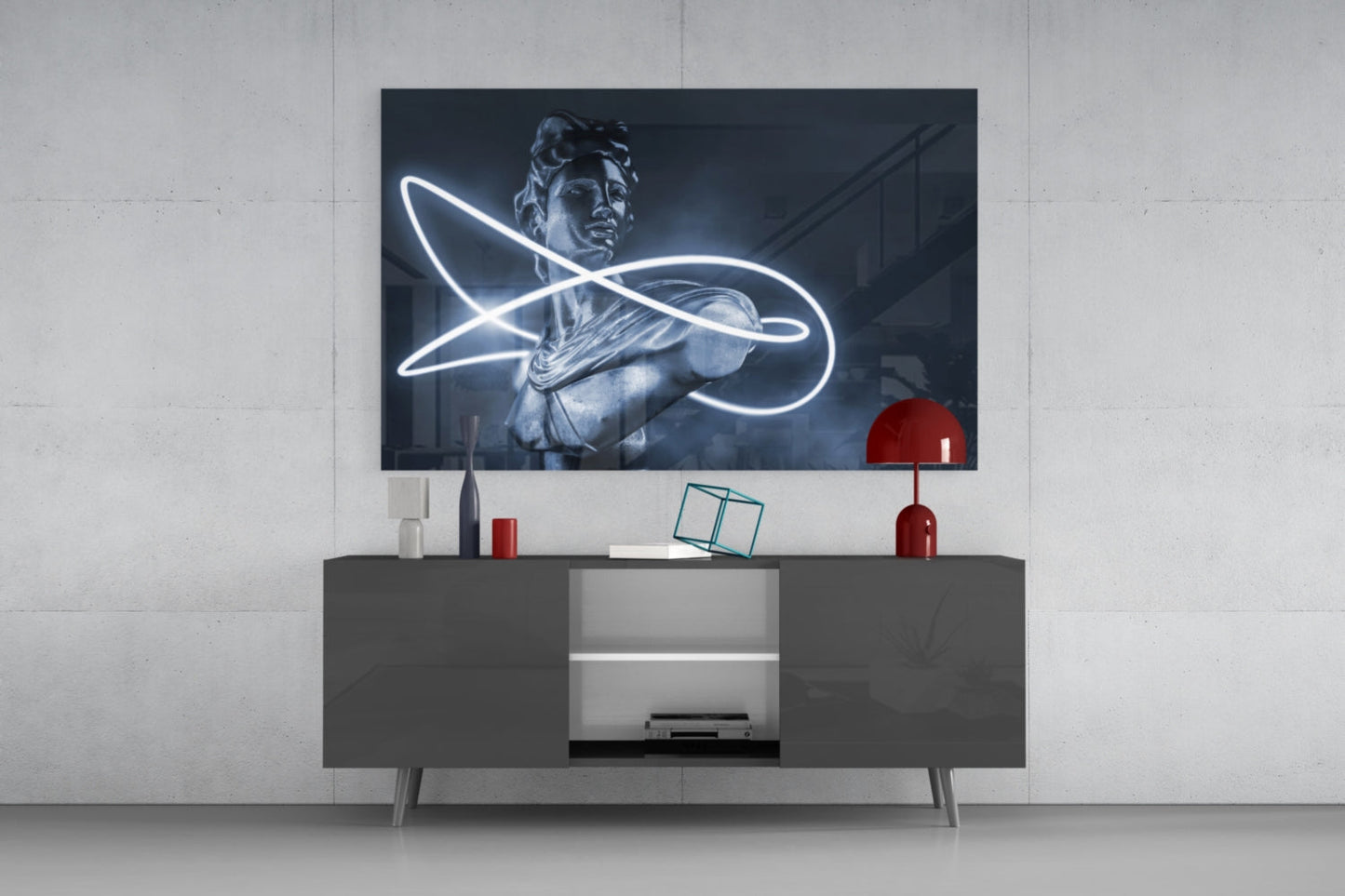 Abstract Art Glass Wall Art