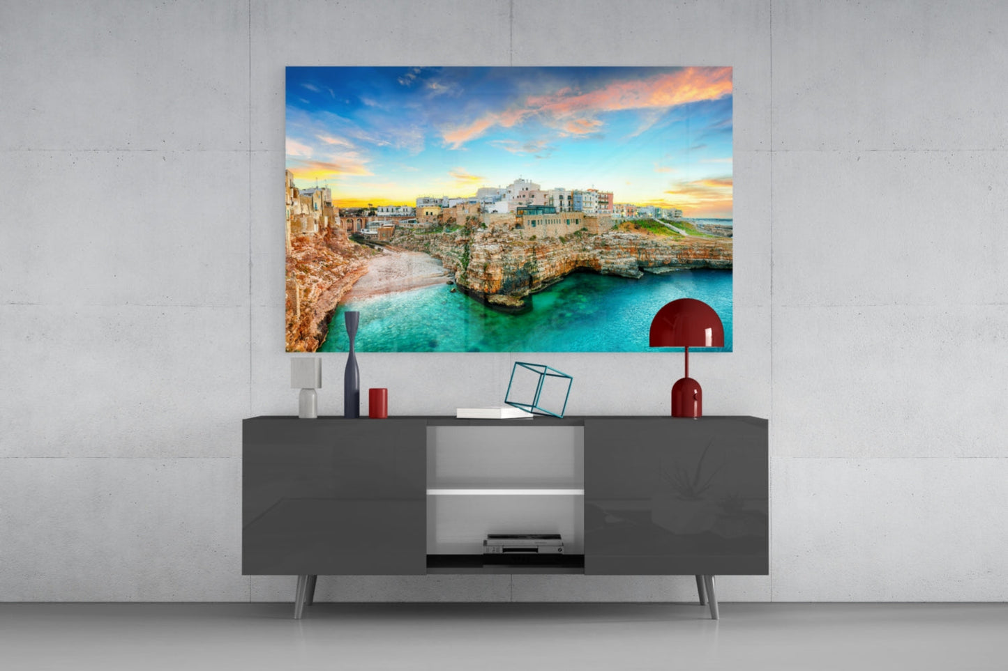 Jules Verne Glass Wall Art