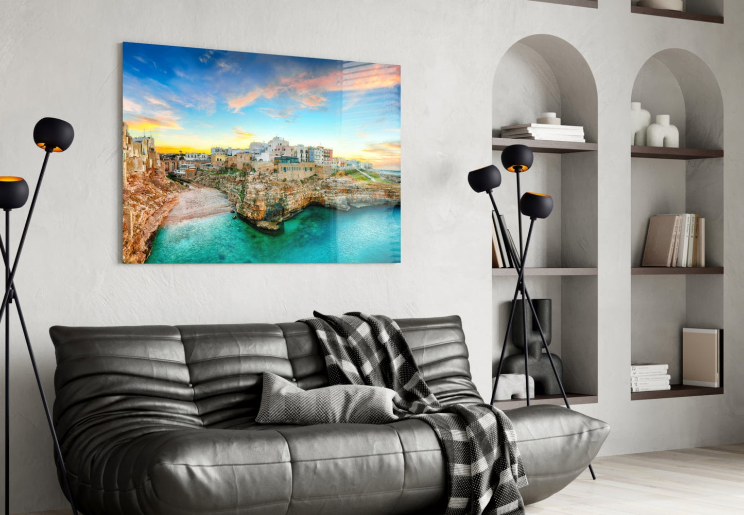 Jules Verne Glass Wall Art