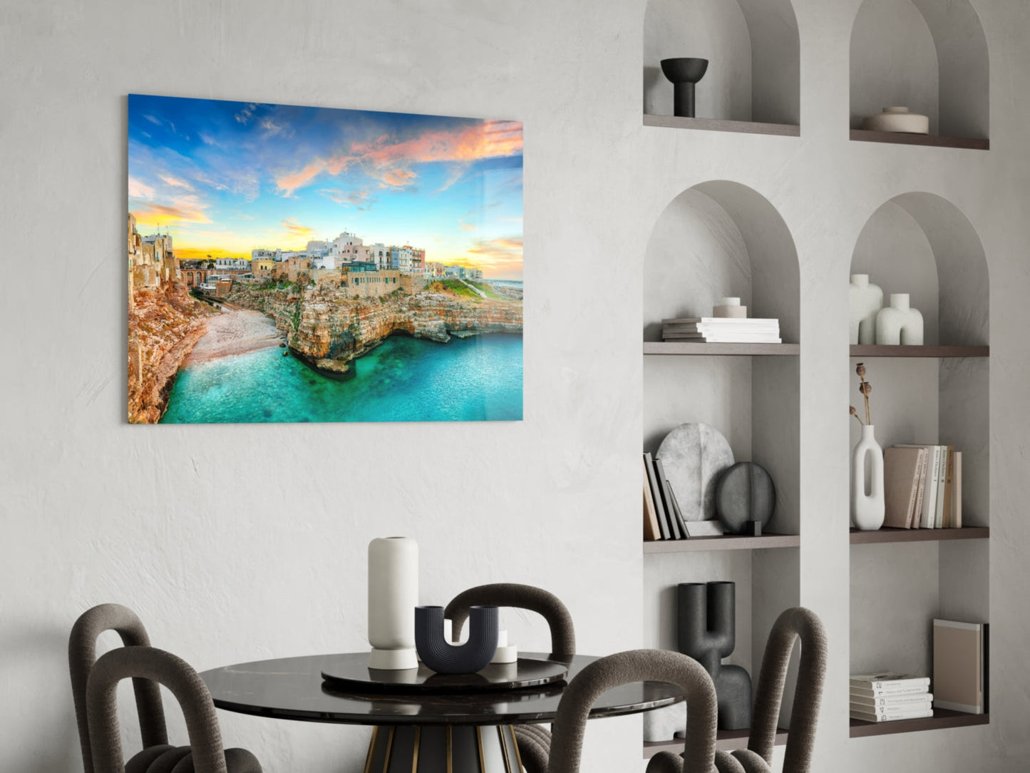 Jules Verne Glass Wall Art