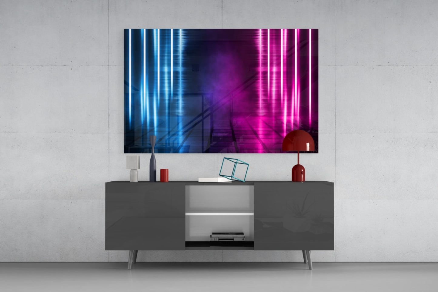 Abstract Art Glass Wall Art