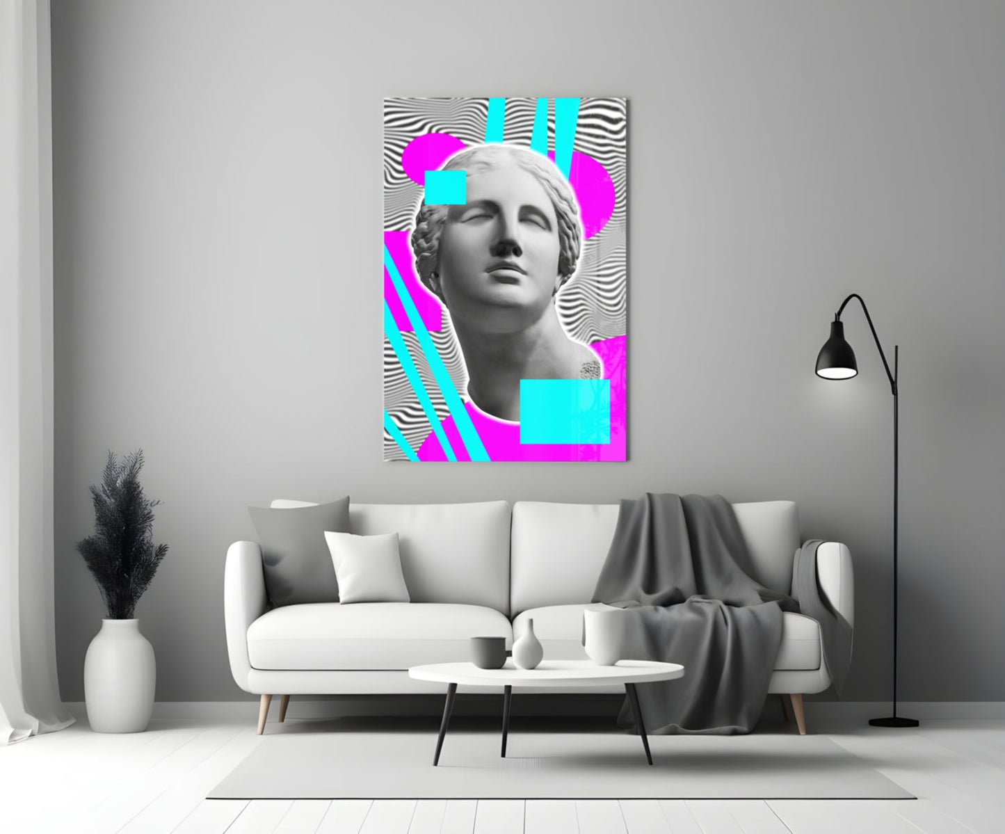 Abstract Art Glass Wall Art