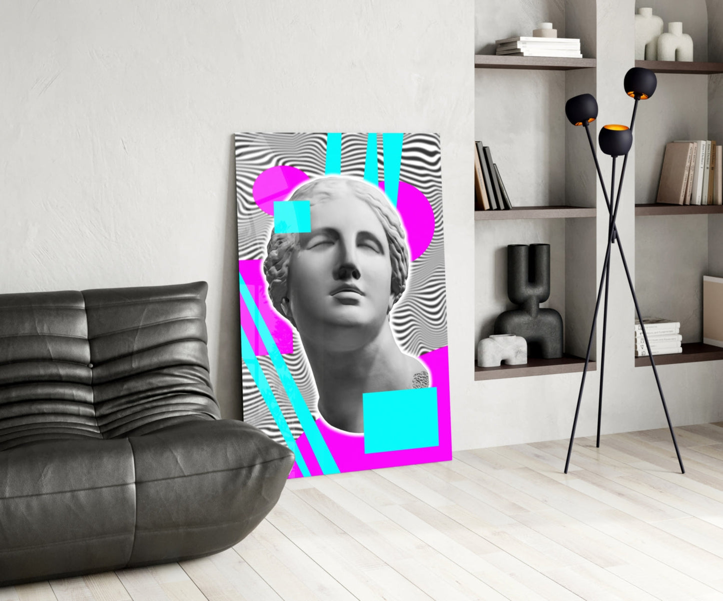 Abstract Art Glass Wall Art