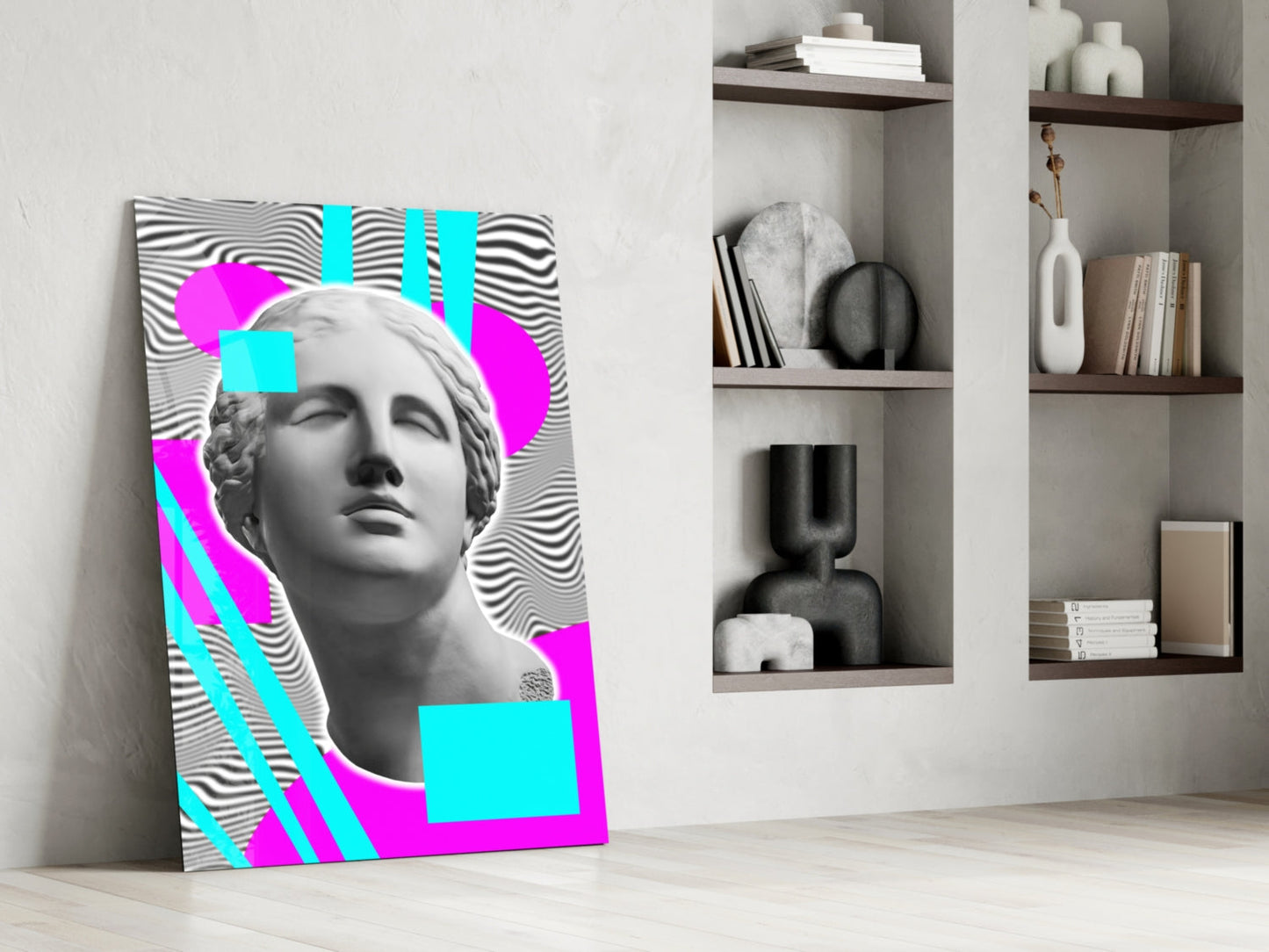Abstract Art Glass Wall Art