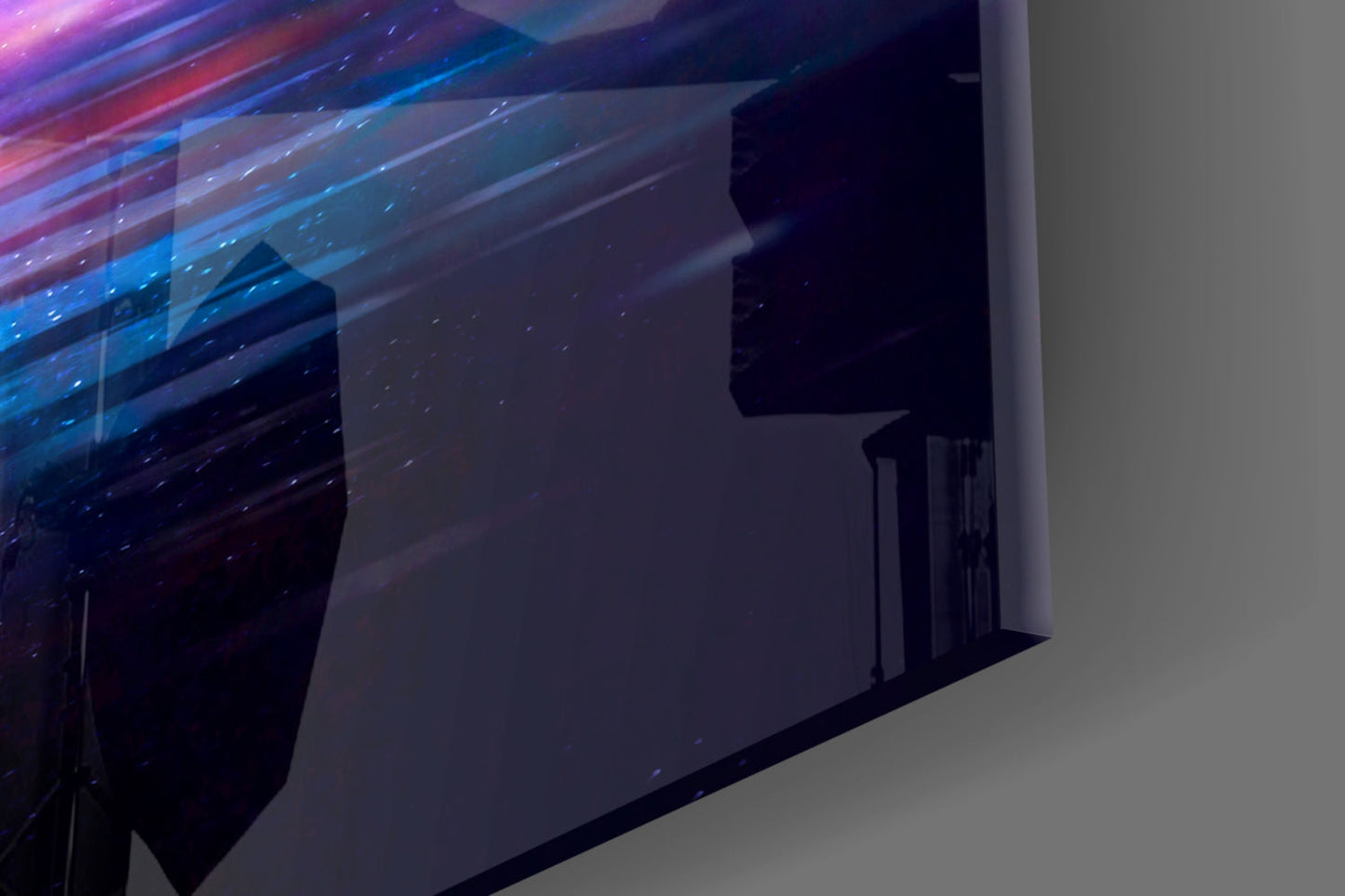 Abstract Art Glass Wall Art