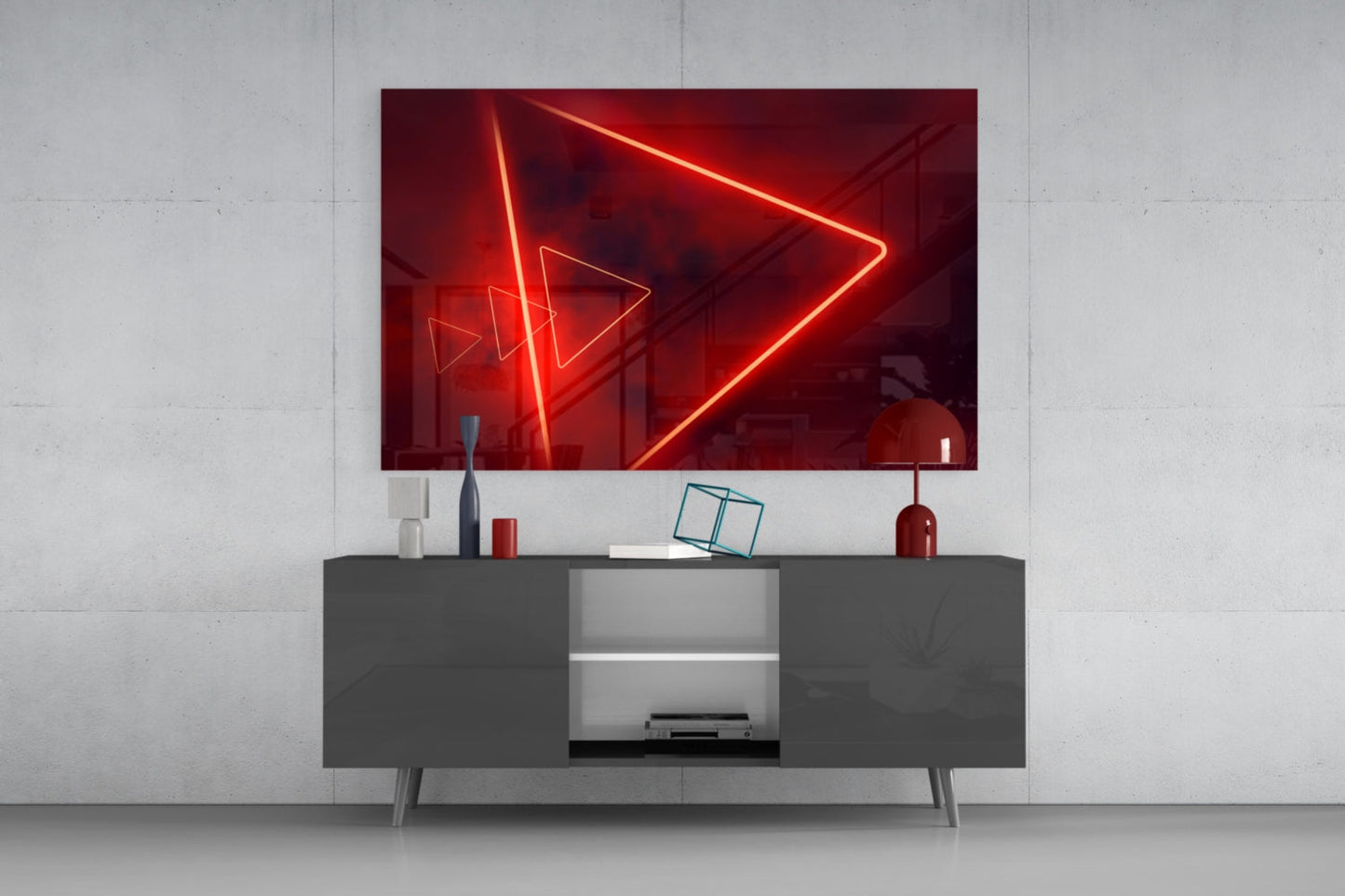 Abstract Art Glass Wall Art