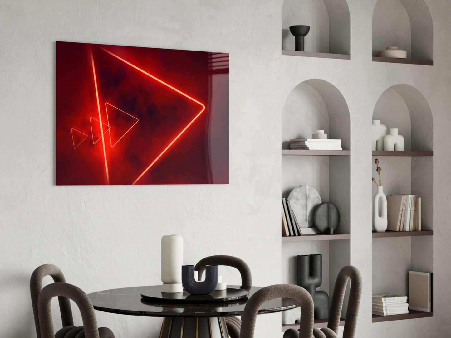 Abstract Art Glass Wall Art
