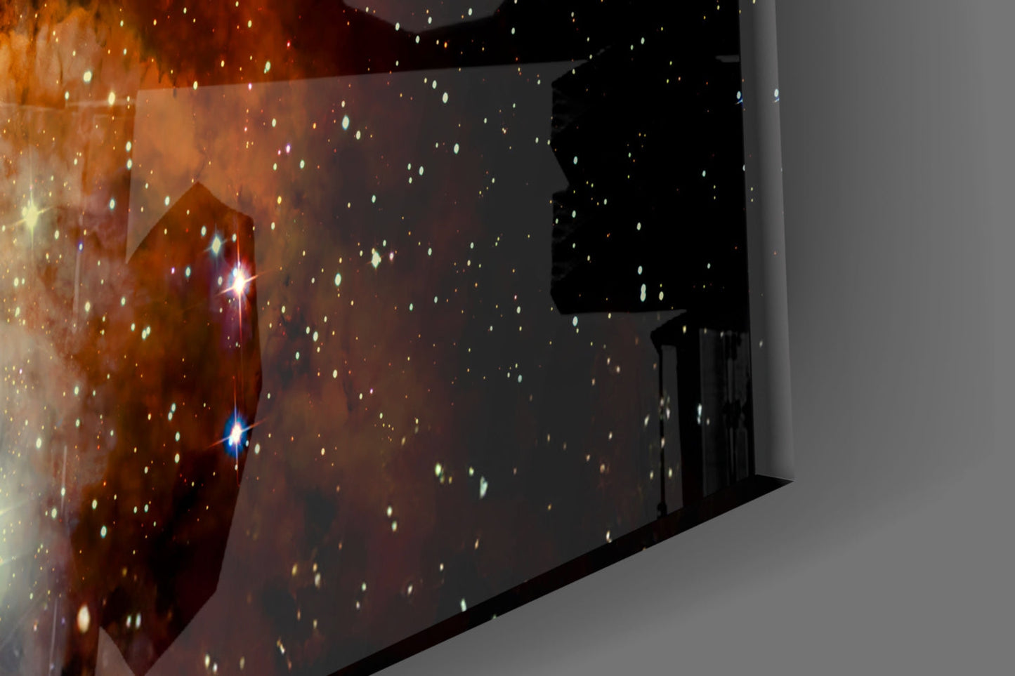 World Of The Galaxy Glass Wall Art