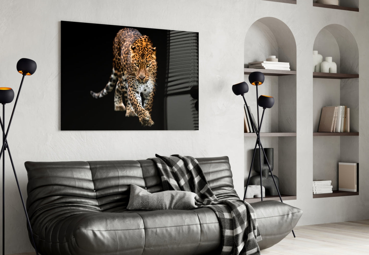 Tiger Glass Wall Art