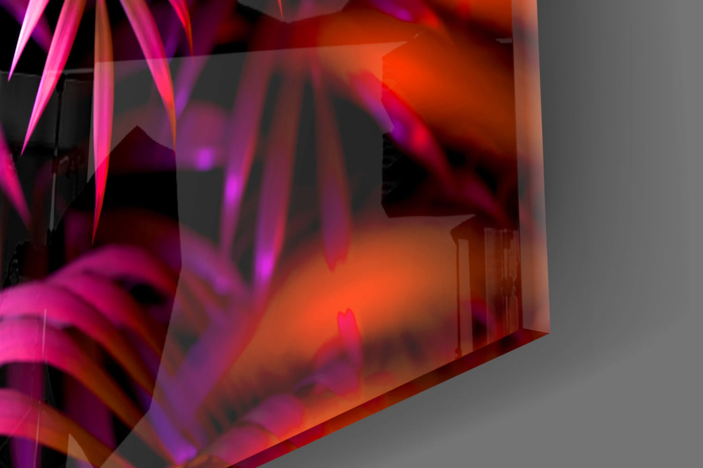 Abstract Art Glass Wall Art