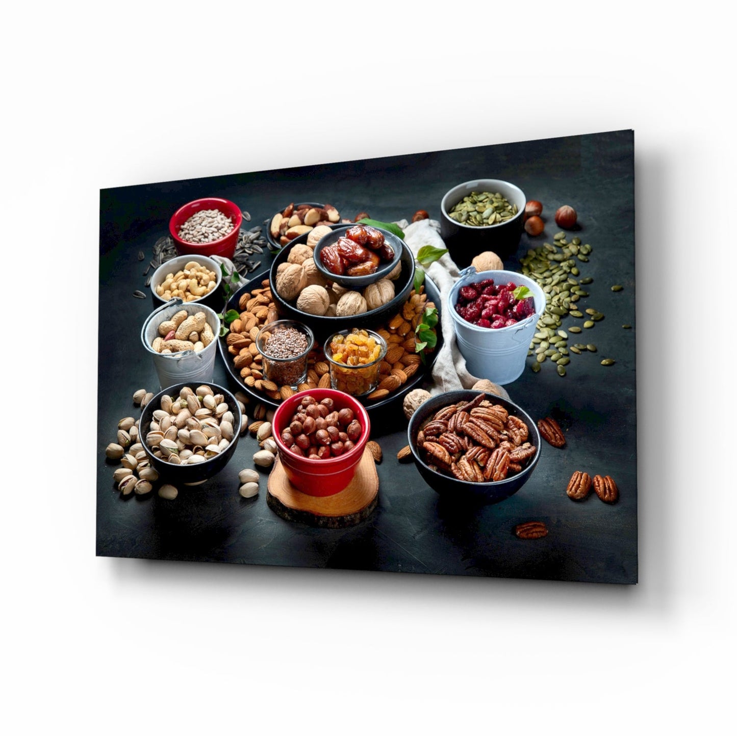 Nuts Glass Wall Art-0