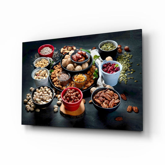 Nuts Glass Wall Art-0