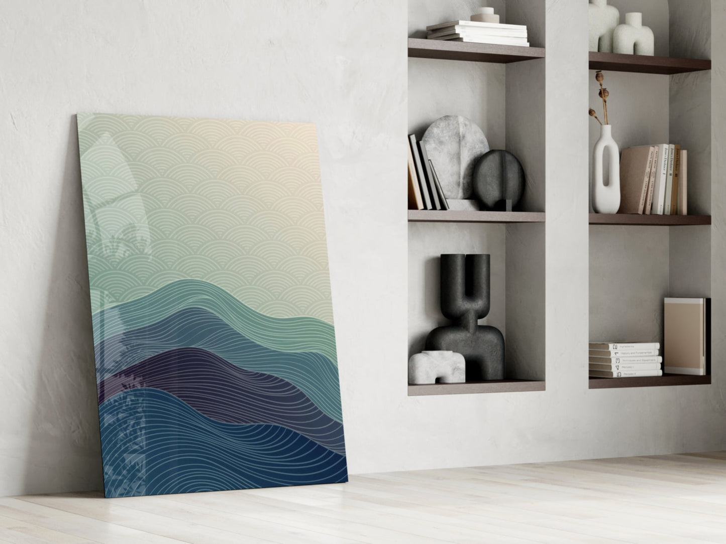 Abstract Art Glass Wall Art