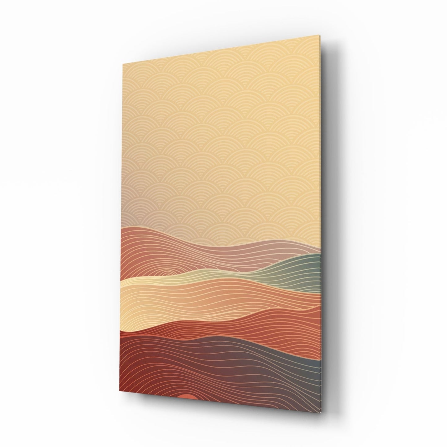 Abstract Art Glass Wall Art