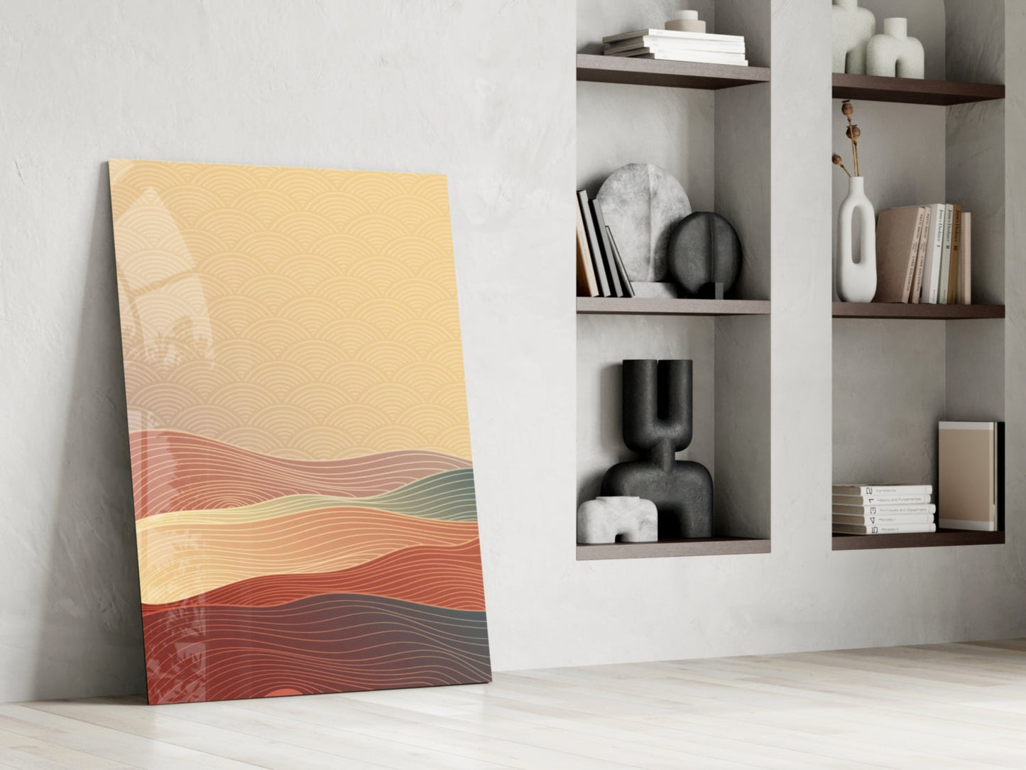 Abstract Art Glass Wall Art