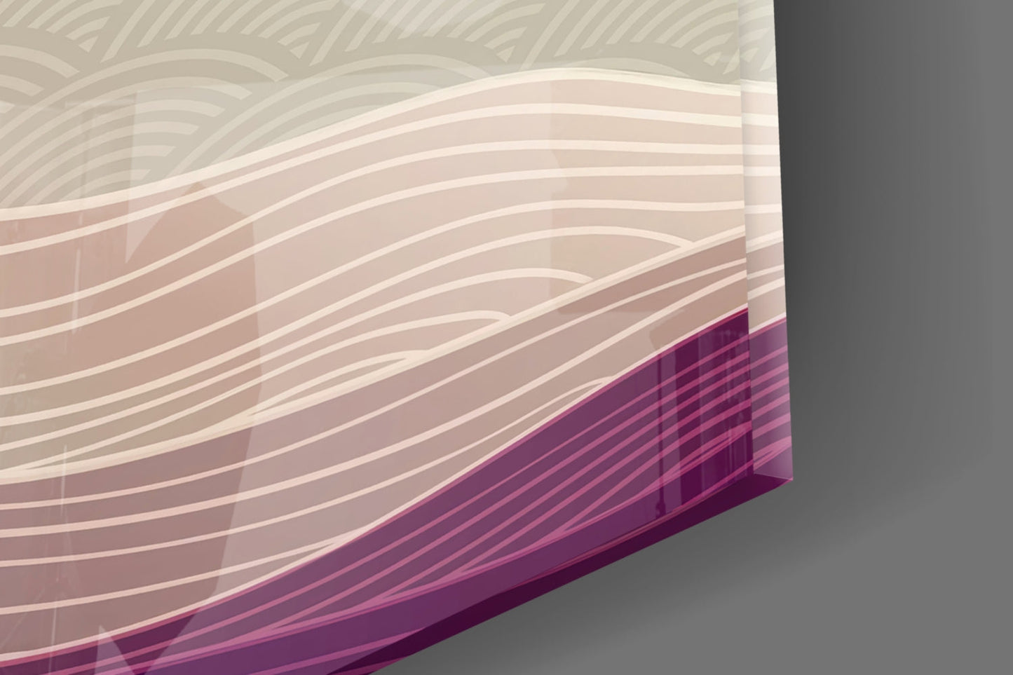 Abstract Art Glass Wall Art