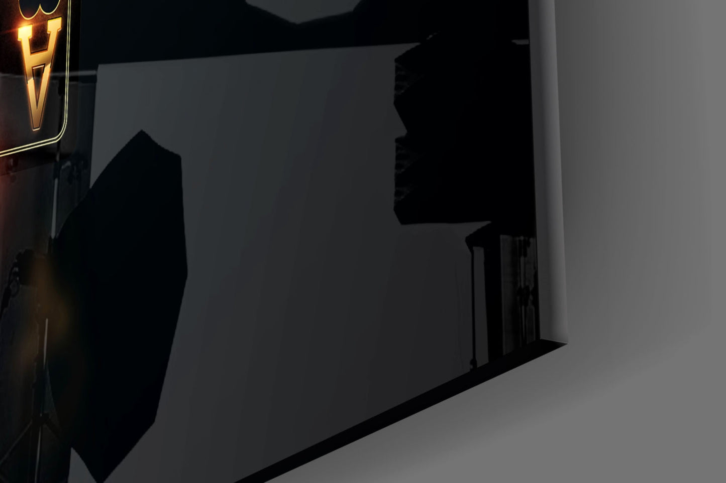 Gambler's Guns Glass Wall Art