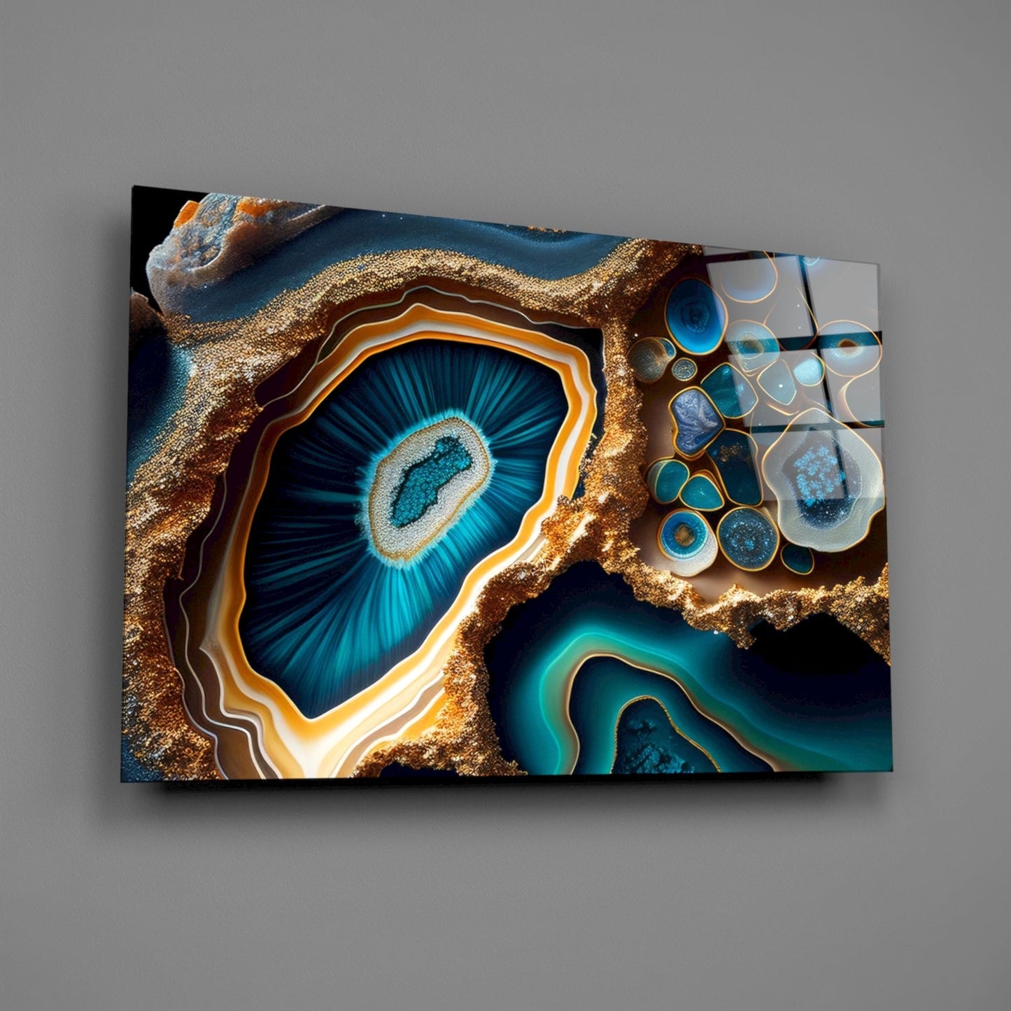 Abstract Art Glass Wall Art
