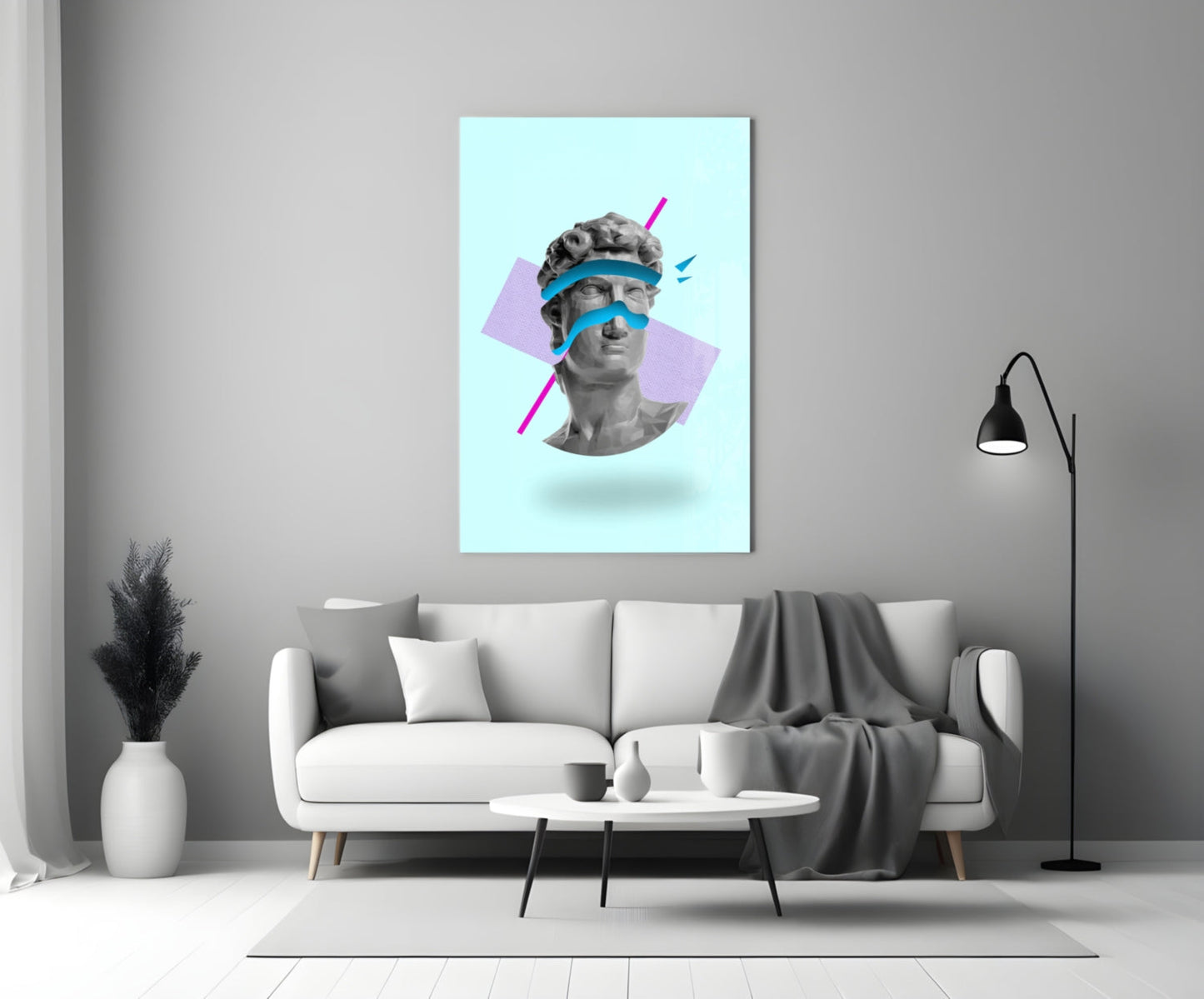 Abstract Art Glass Wall Art