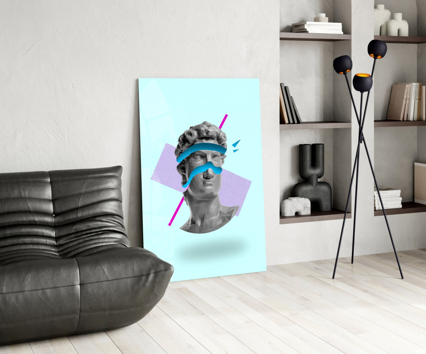 Abstract Art Glass Wall Art
