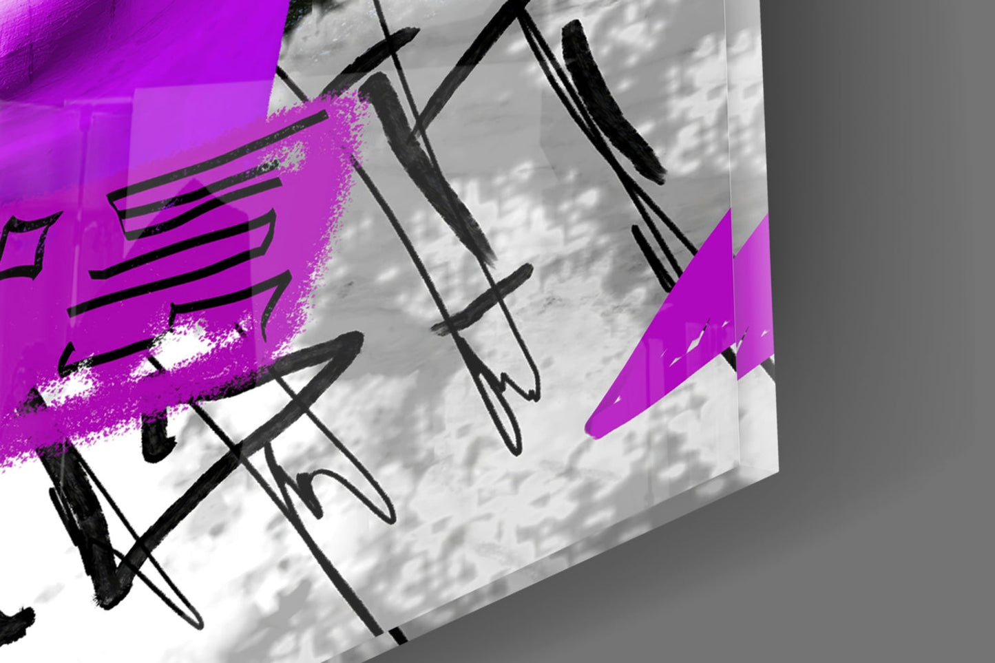 Abstract Art Glass Wall Art