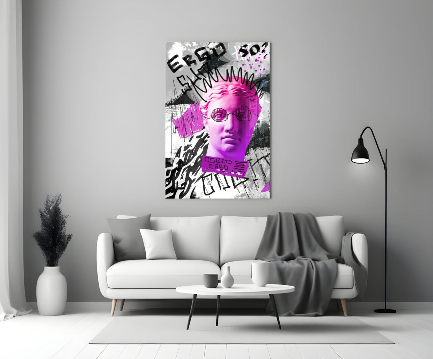 Abstract Art Glass Wall Art