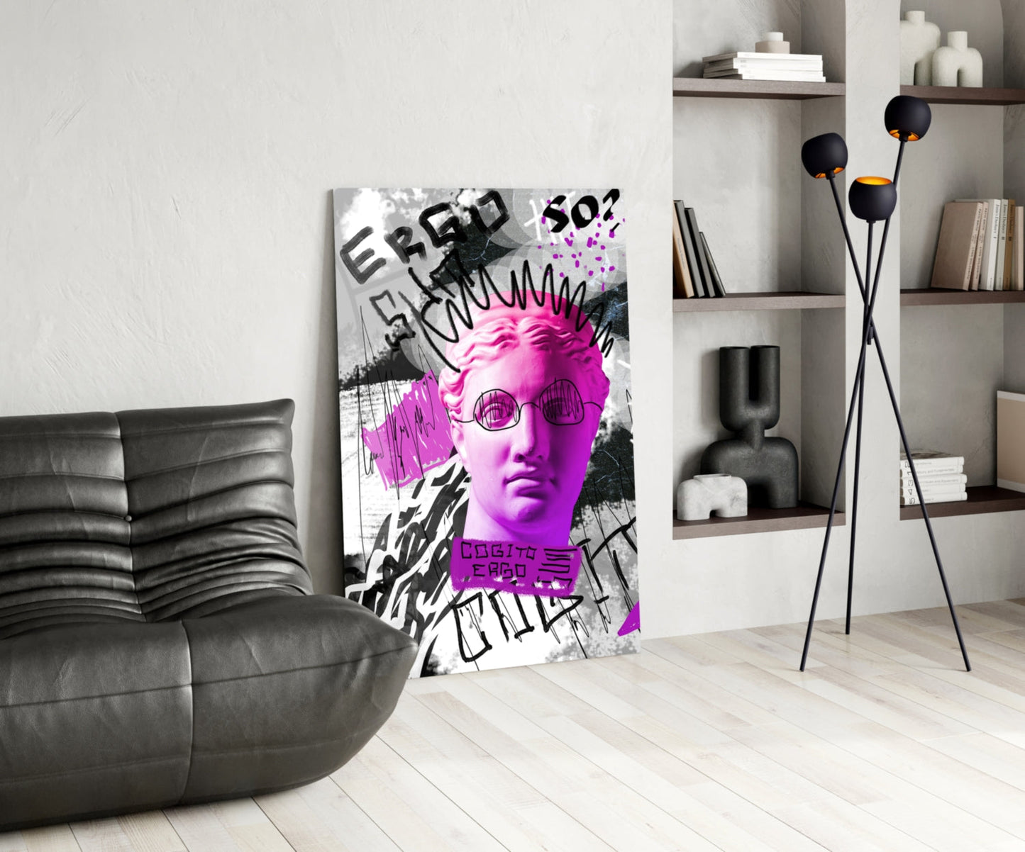 Abstract Art Glass Wall Art