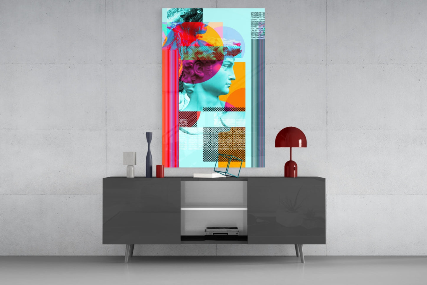 Abstract Art Glass Wall Art