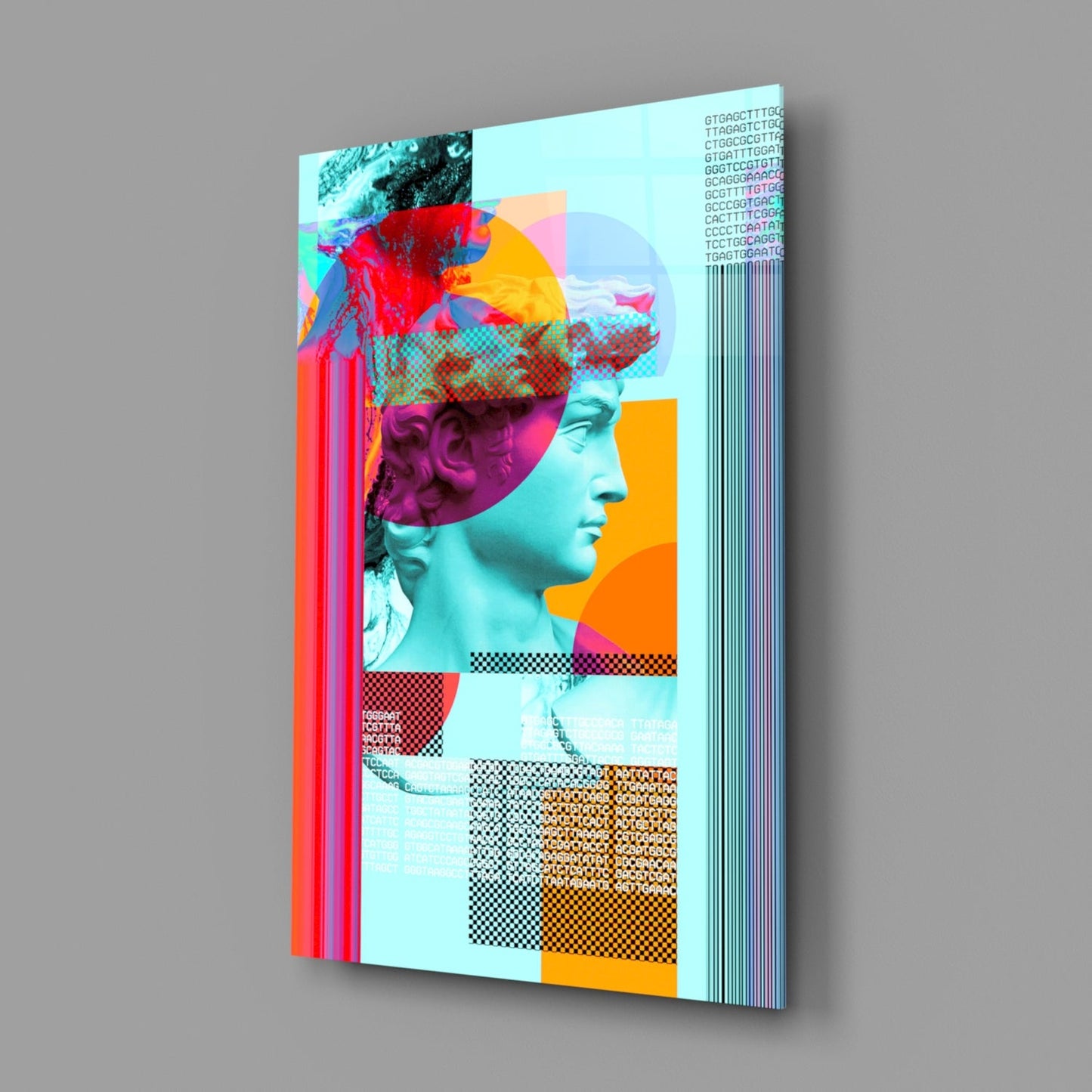 Abstract Art Glass Wall Art