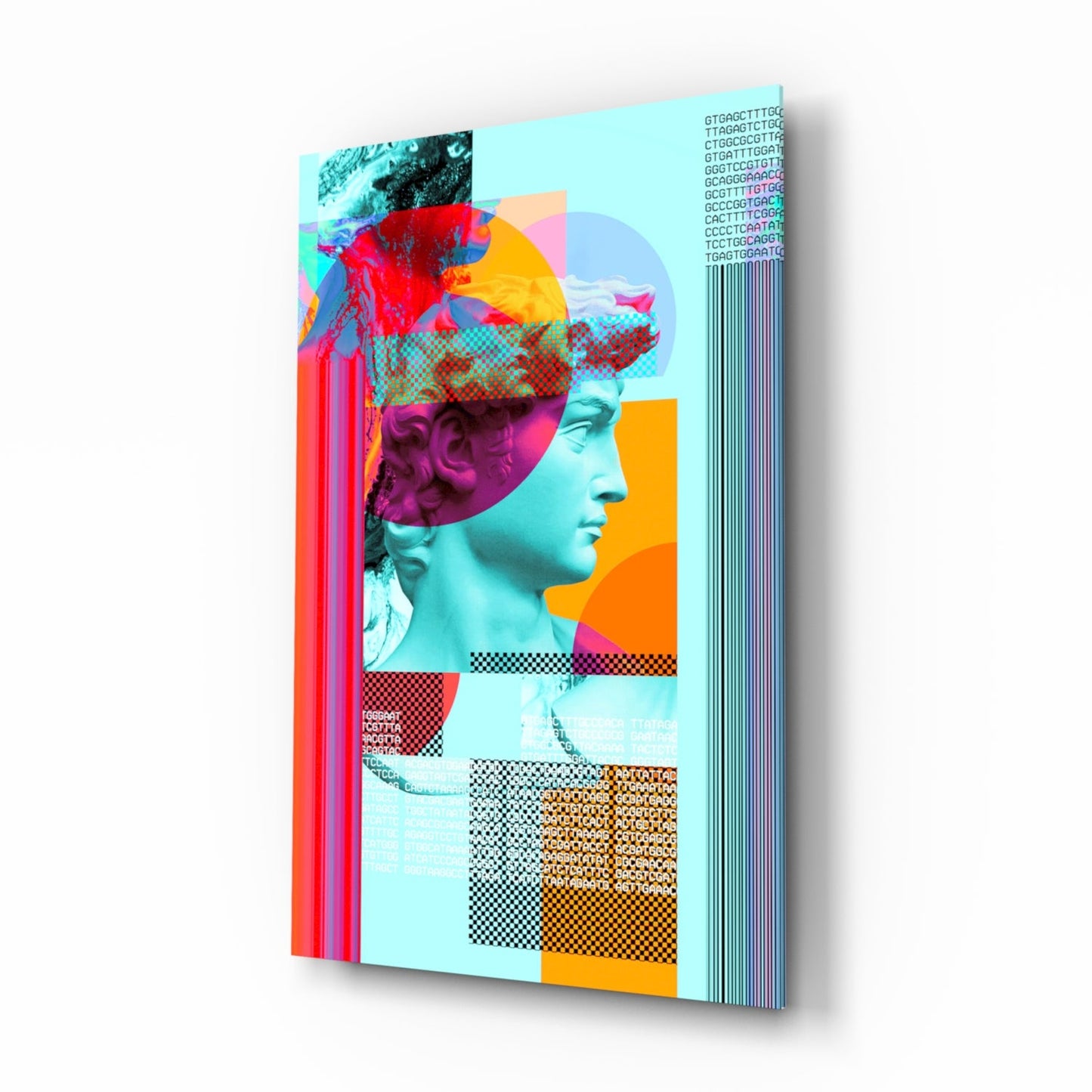 Abstract Art Glass Wall Art