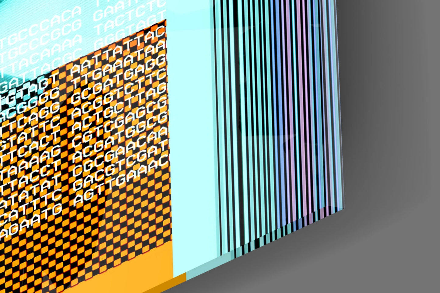 Abstract Art Glass Wall Art