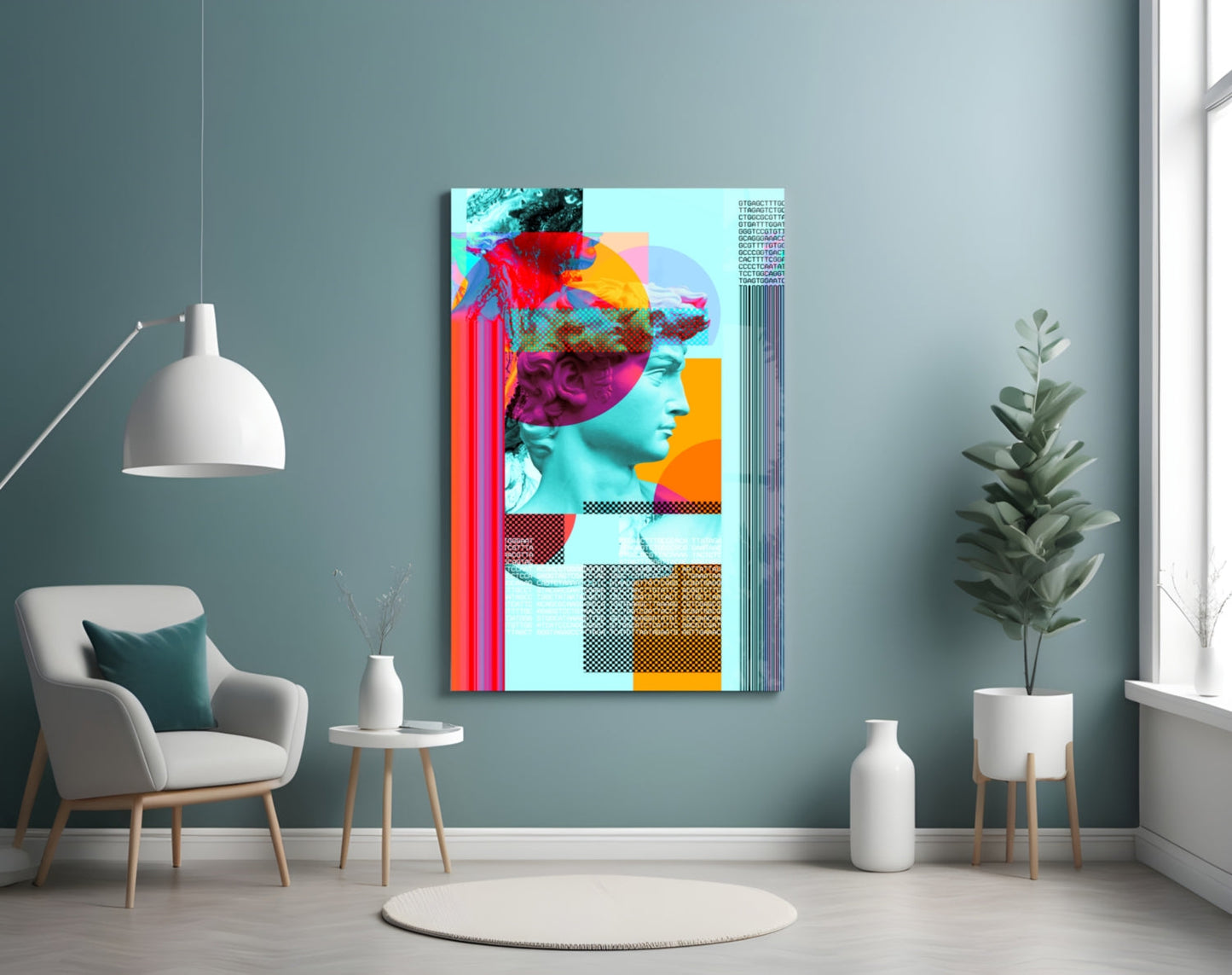 Abstract Art Glass Wall Art