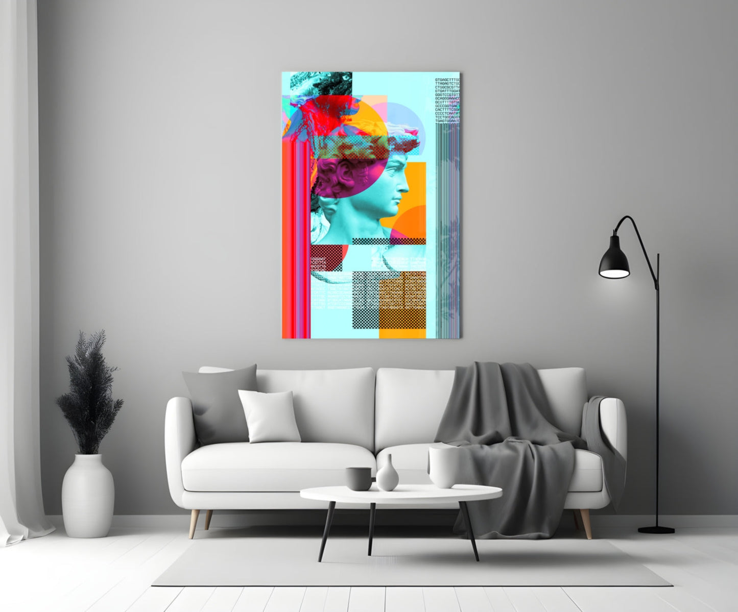 Abstract Art Glass Wall Art